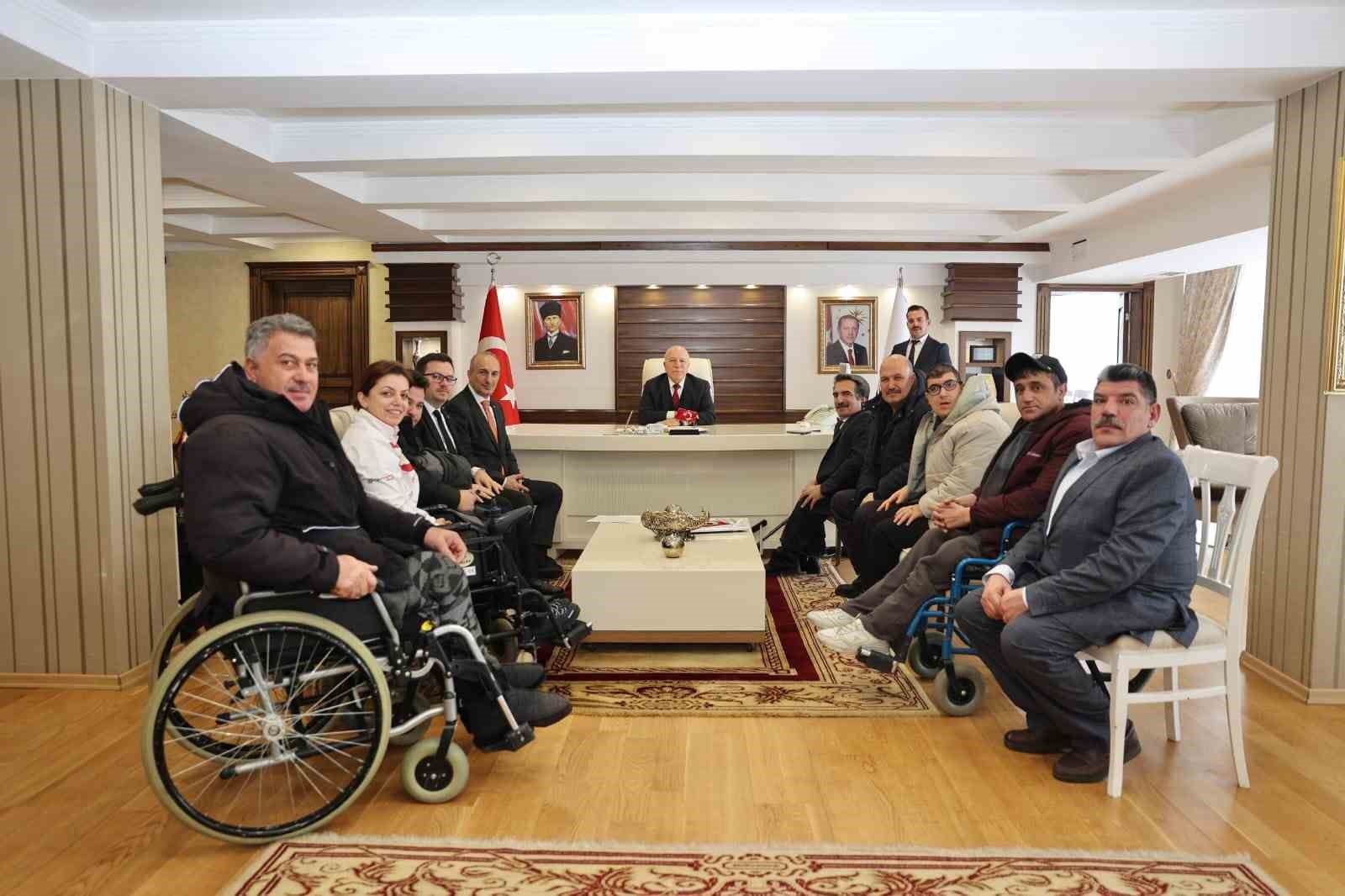 Engelli bireyler için yerel yönetimle ortak çözüm arayışı
