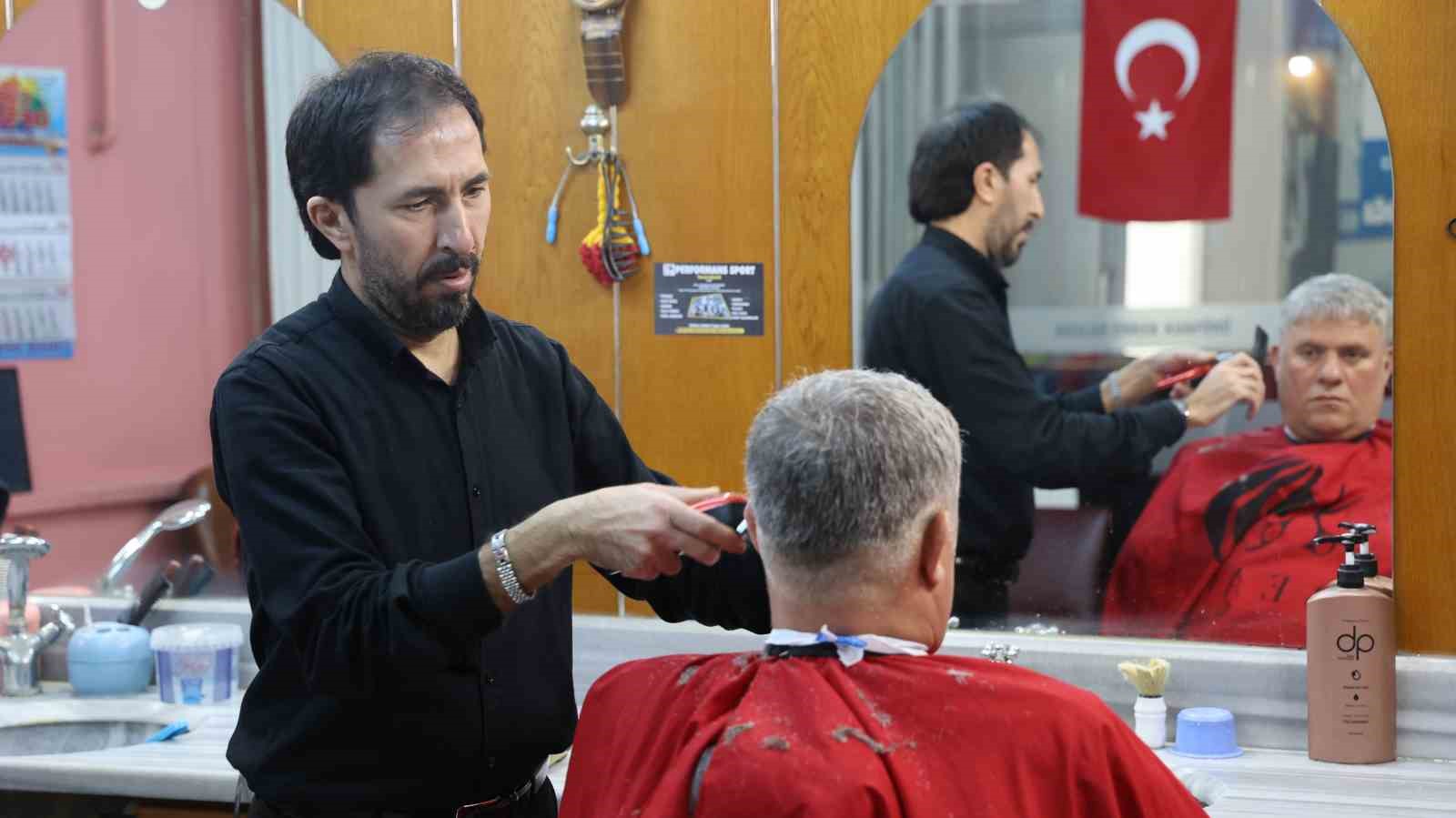 Engelli vatandaşlara bayram tıraşı ücretsiz
