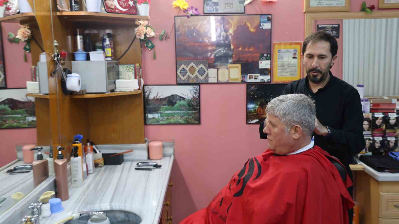 Engelli vatandaşlara bayram tıraşı ücretsiz
