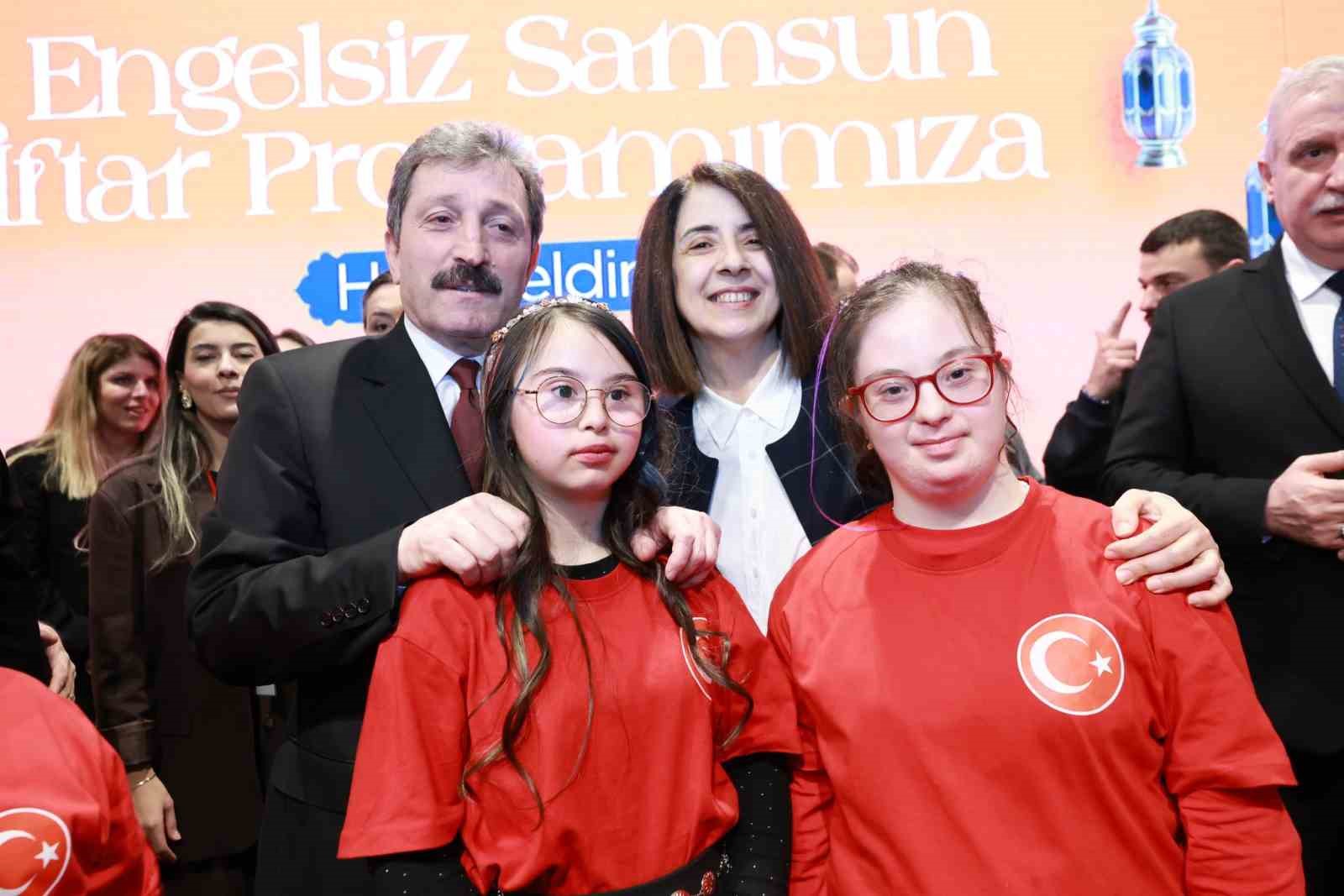 ‘Engelsiz Samsun İftarı’nda gönüller bir oldu
