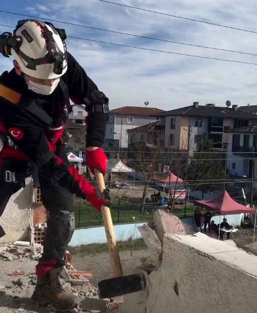 Enkaz senaryolu akreditasyon tatbikatı gerçekleştirildi
