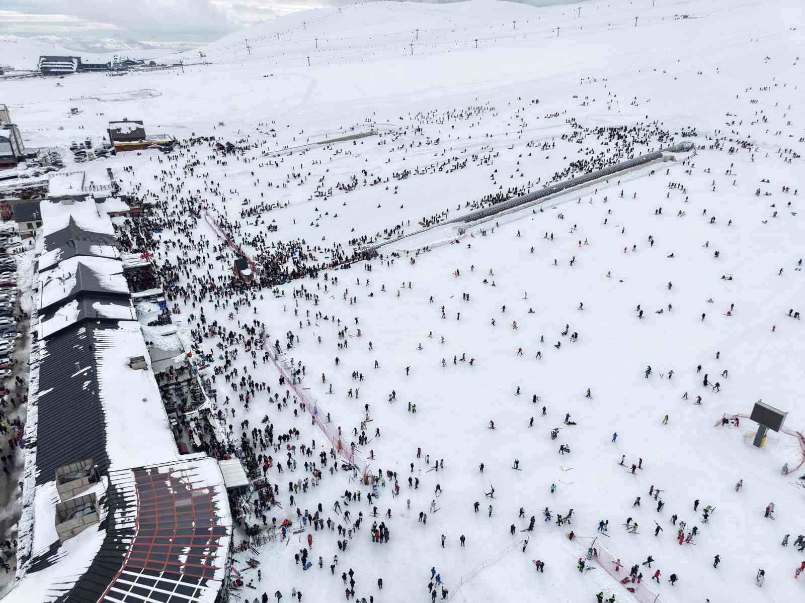 Erciyes’te hafta sonu yoğunluğu
