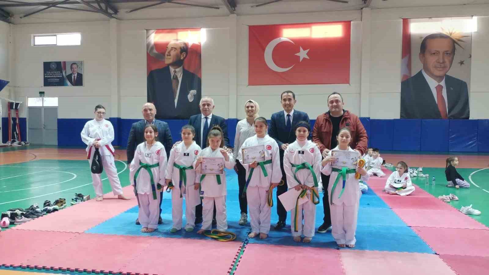 Erfelek’te kuşak sınavı heyecanı
