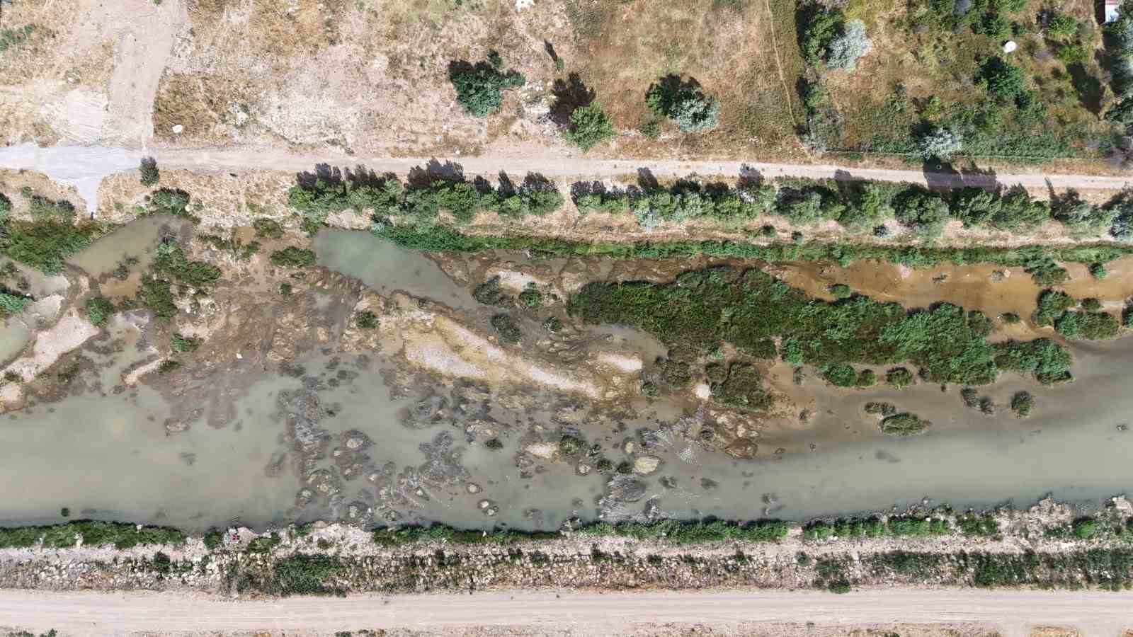 Eriyen kar suları, Türkiye’nin en uzun ırmağı olan Kızılırmak’ı coşturdu
