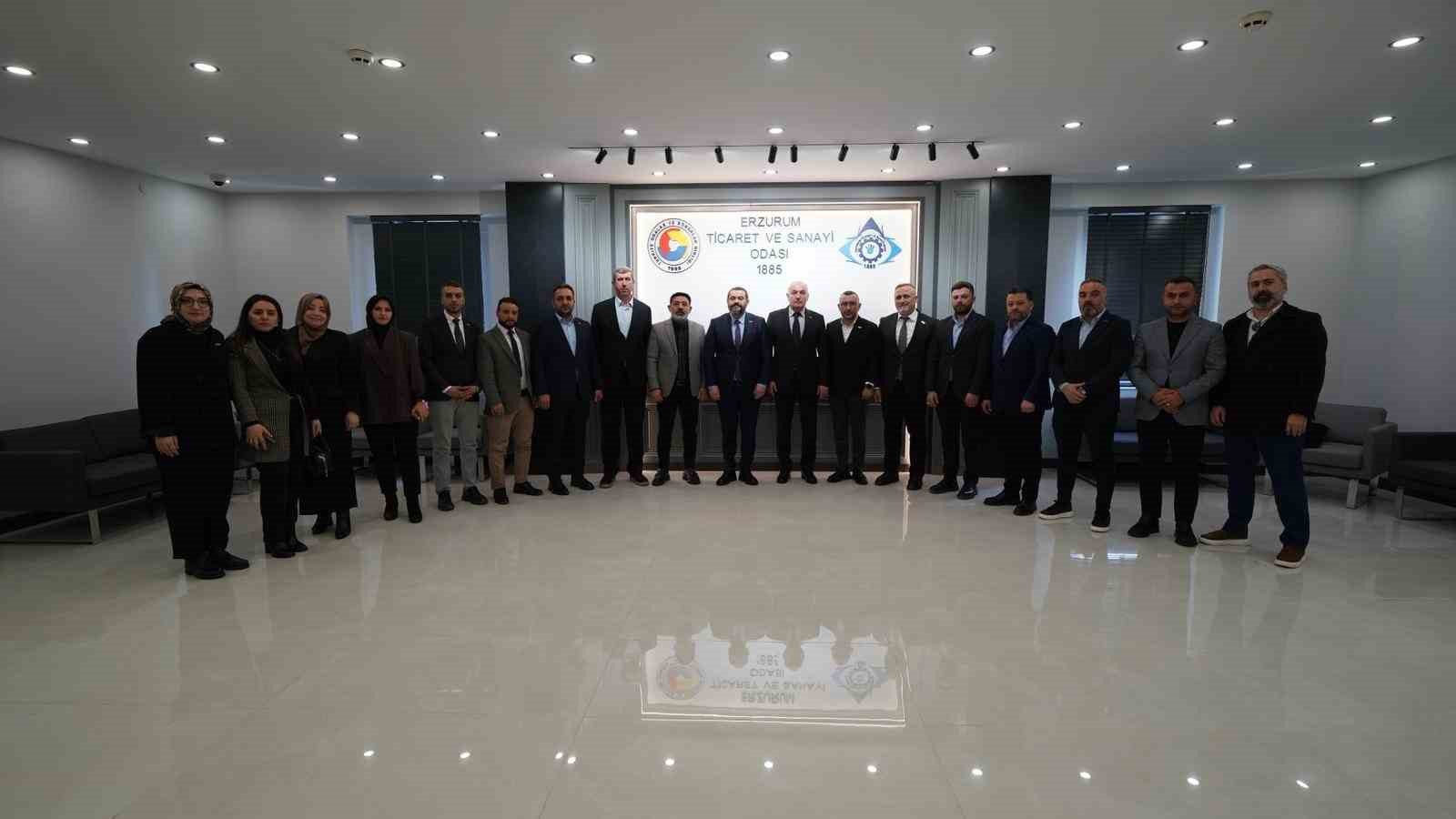 ERSİAD heyetinden ETSO’ya ziyaret: Erzurum’un stratejik önemi masaya yatırıldı
