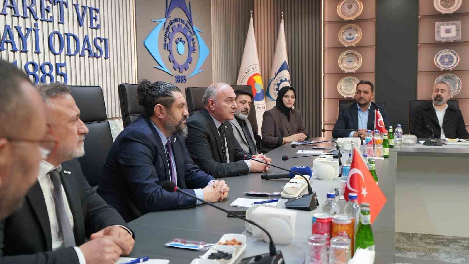 ERSİAD heyetinden ETSO’ya ziyaret: Erzurum’un stratejik önemi masaya yatırıldı
