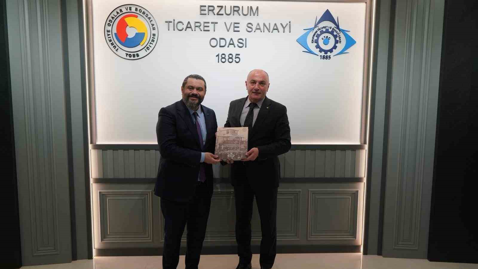 ERSİAD heyetinden ETSO’ya ziyaret: Erzurum’un stratejik önemi masaya yatırıldı
