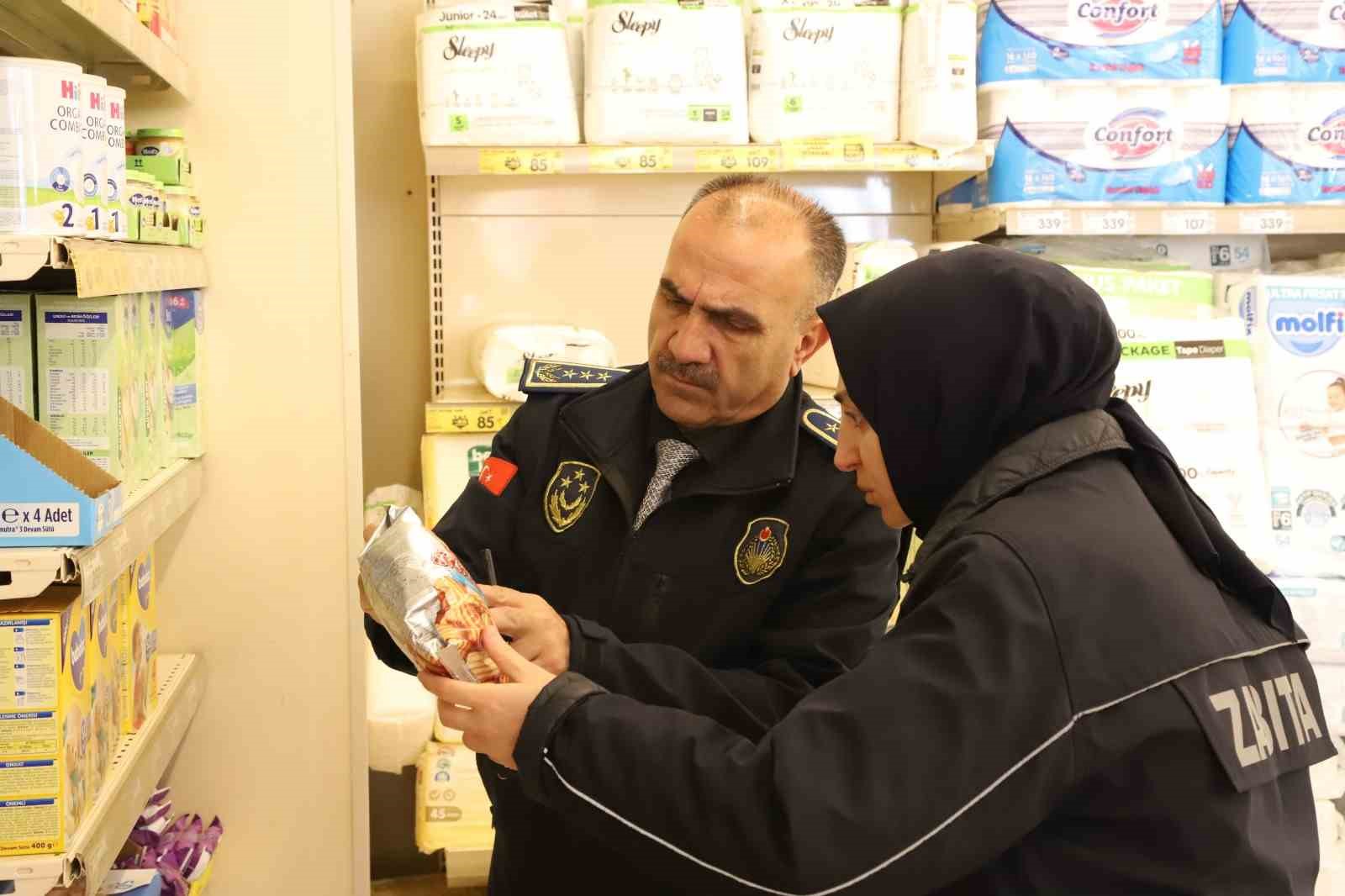 Erzincan’da 80 markete zabıta denetimi
