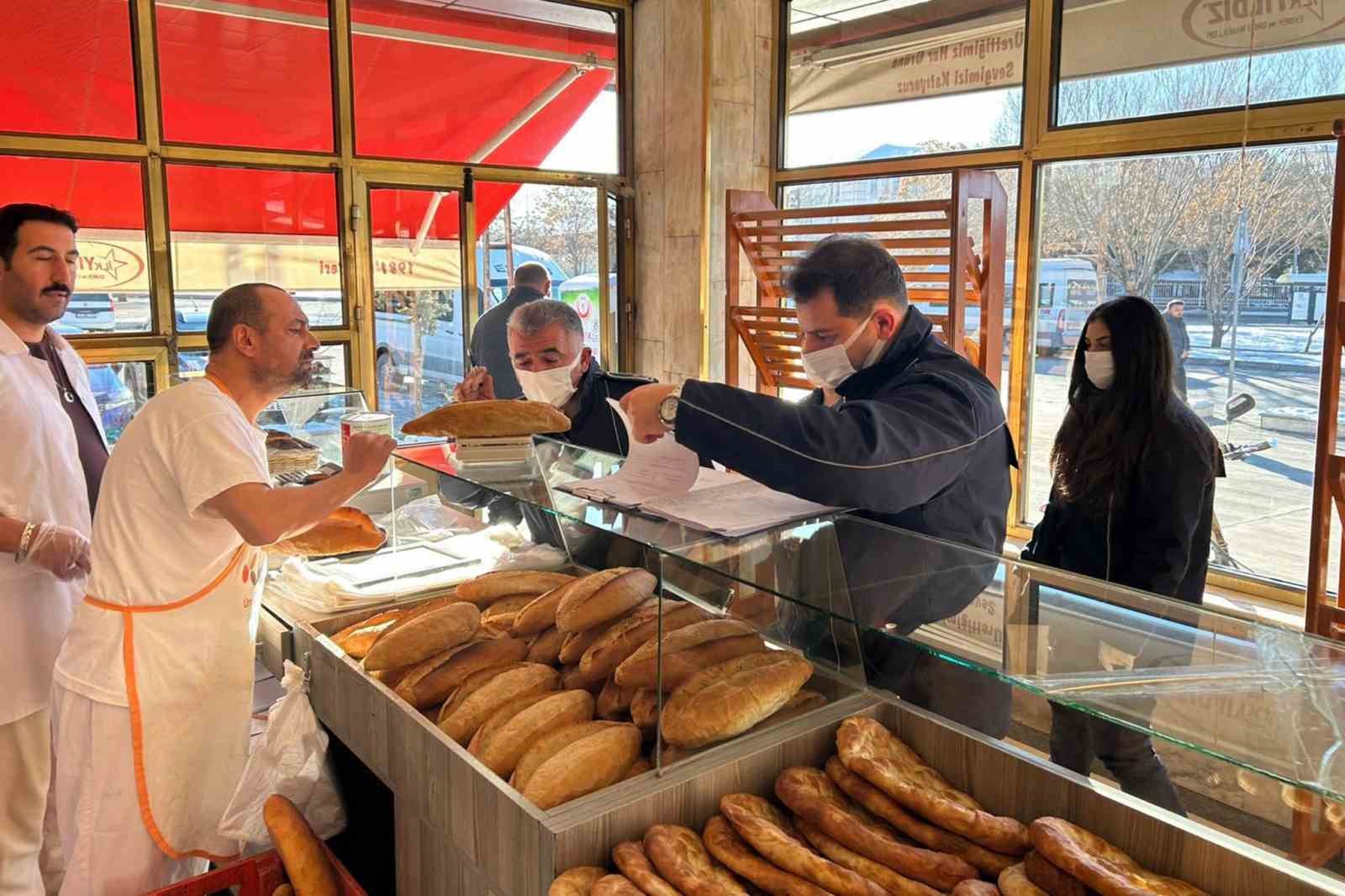 Erzincan’da fırın ve unlu mamul işletmelerine denetim
