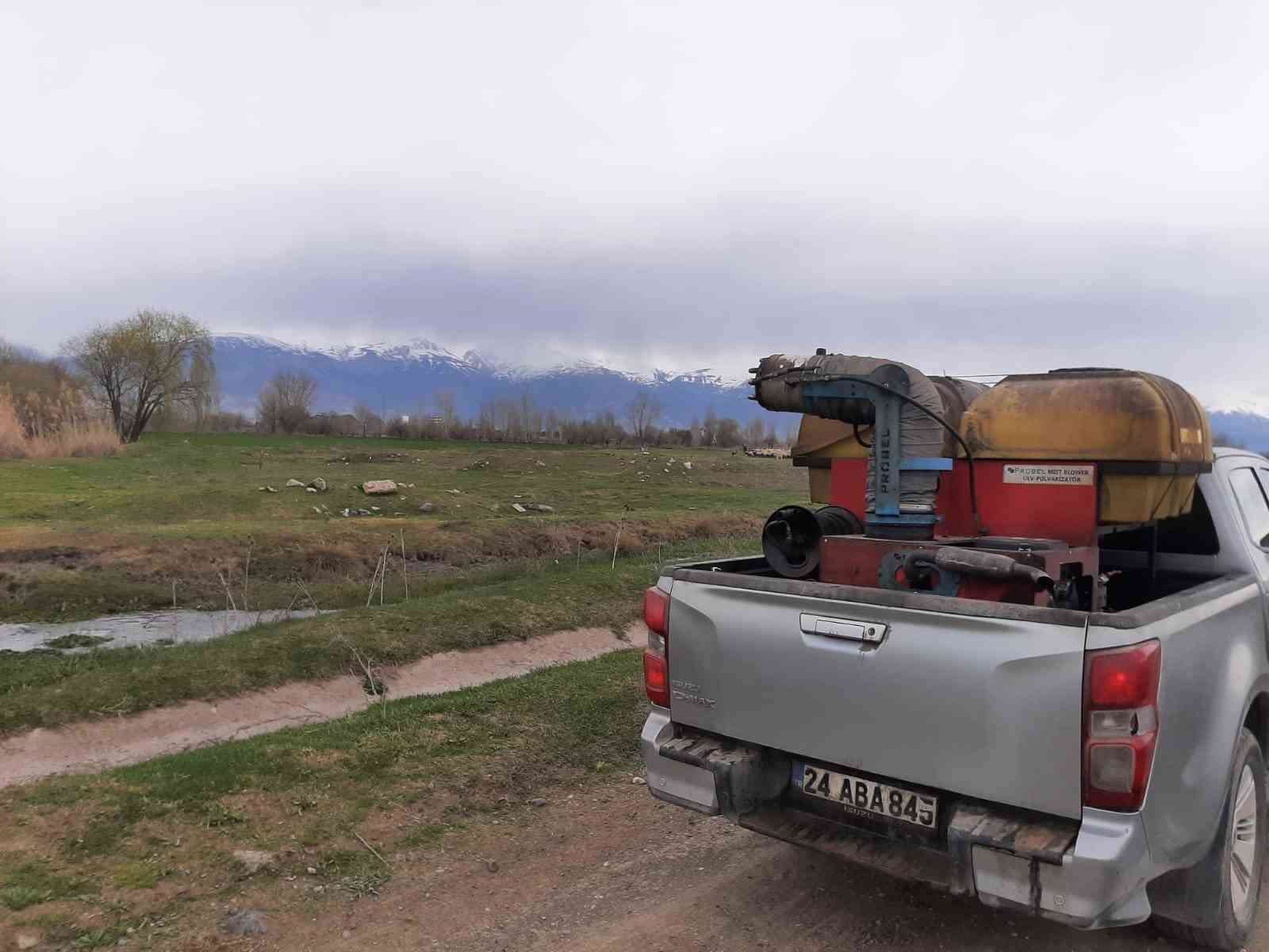 Erzincan’da larva ile mücadele çalışmaları başladı
