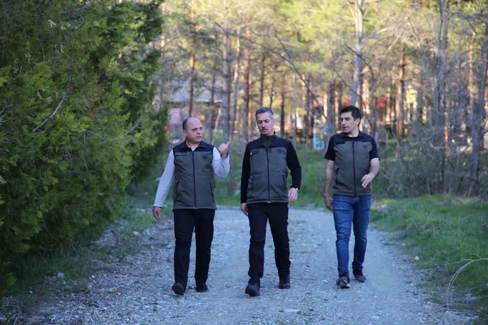 Erzincan’da orman projeleri incelendi
