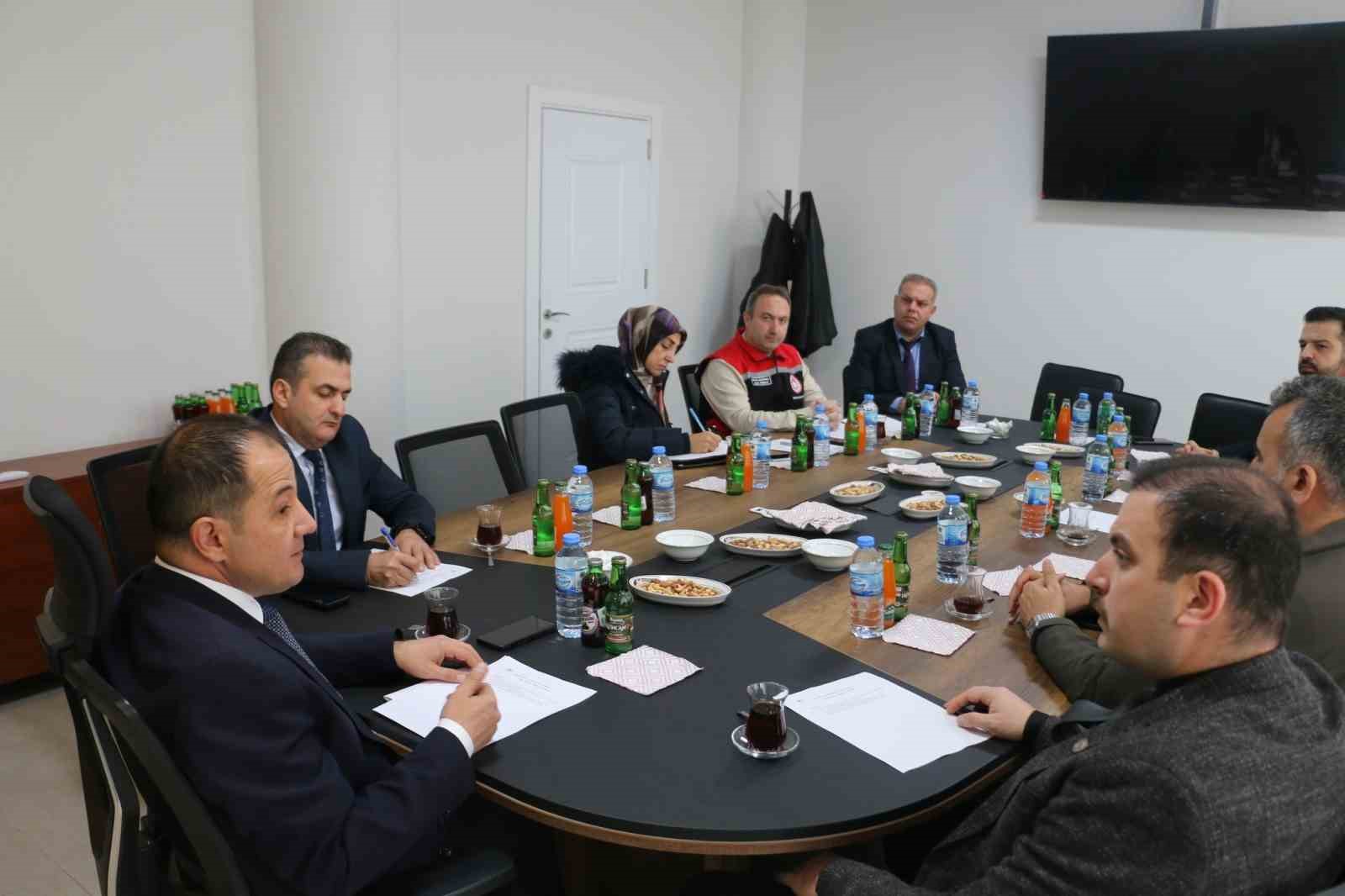 Erzincan’da tarım sezonu öncesi koordinasyon toplantısı yapıldı
