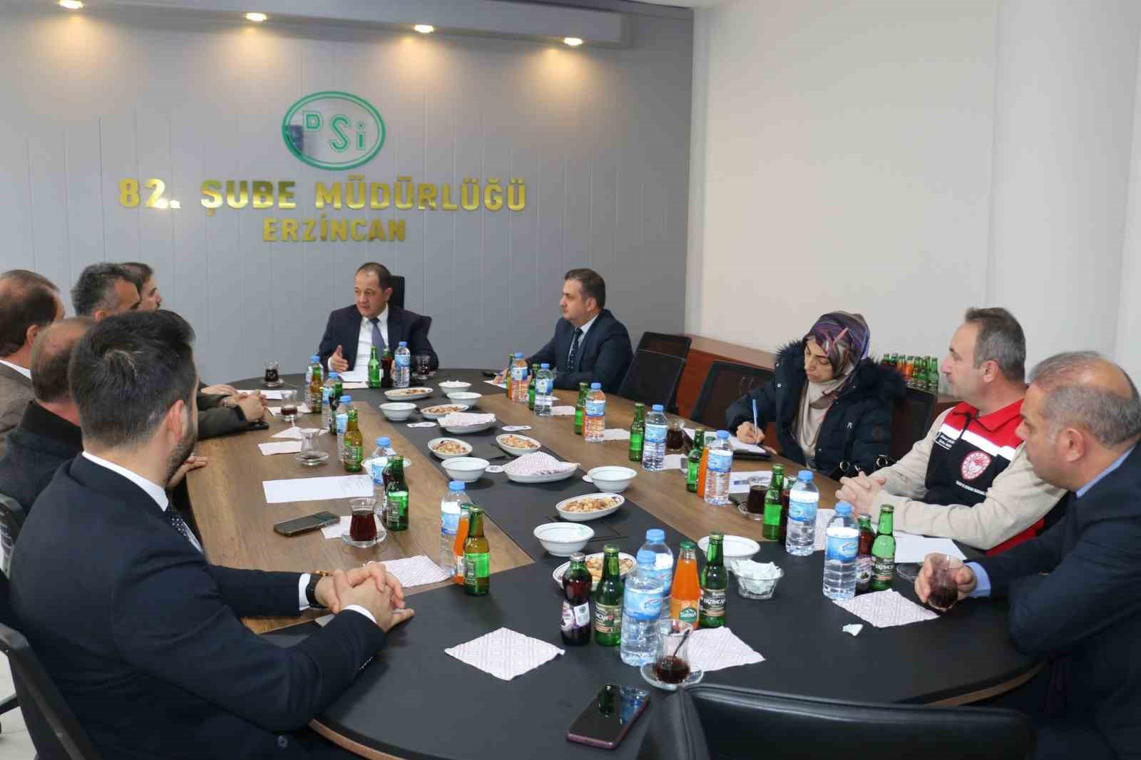 Erzincan’da tarım sezonu öncesi koordinasyon toplantısı yapıldı
