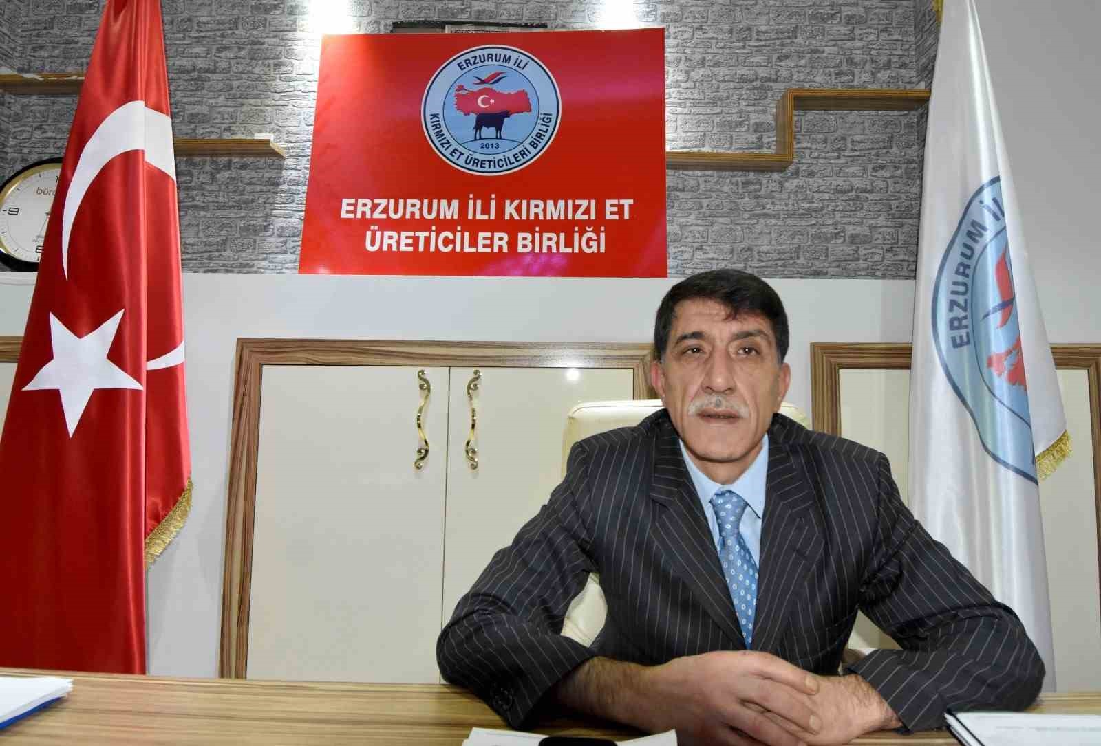 Erzurum Kırmızı Et Üreticileri Birliği Başkanı Ürüşan: "Kırmızı et projesi, besicilerimize can simidi olacak"
