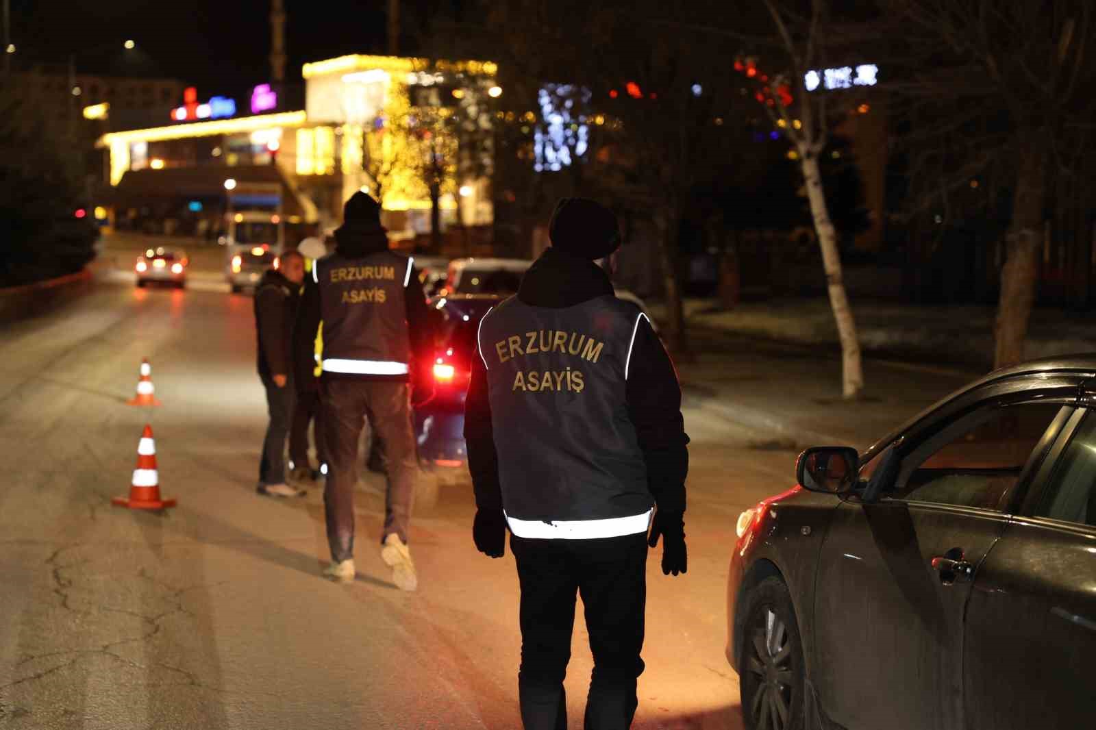 Erzurum polisi suç ve suçlulara nefes aldırmıyor
