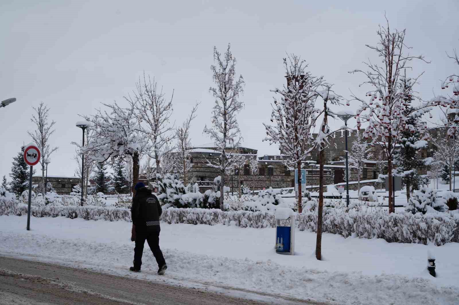 Erzurum yine beyaza büründü: 775 köy yolu ulaşıma kapandı

