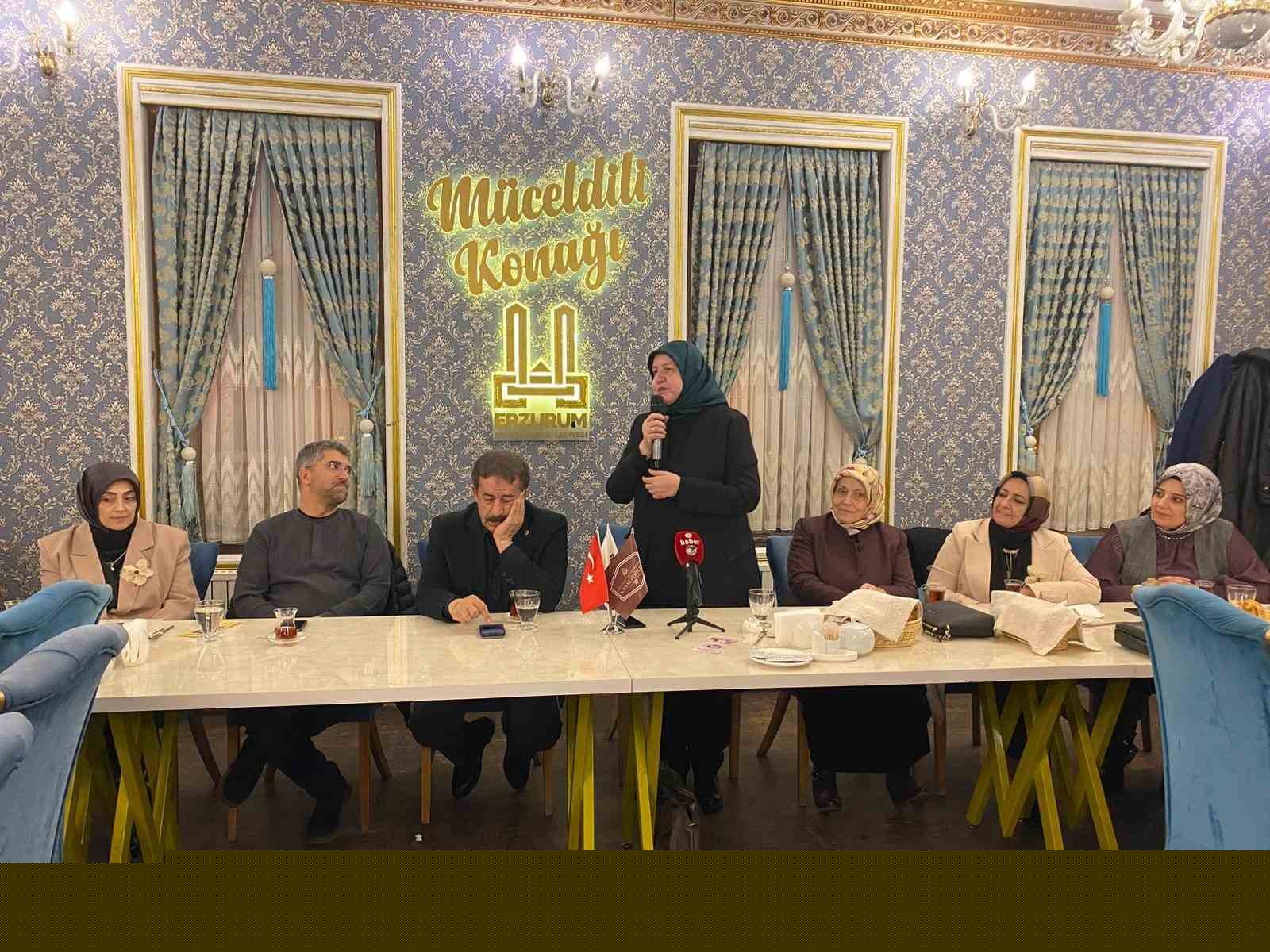 Erzurum’da 8 Mart Dünya Kadınlar Günü’nde "Ahde vefa iftarı" düzenlendi
