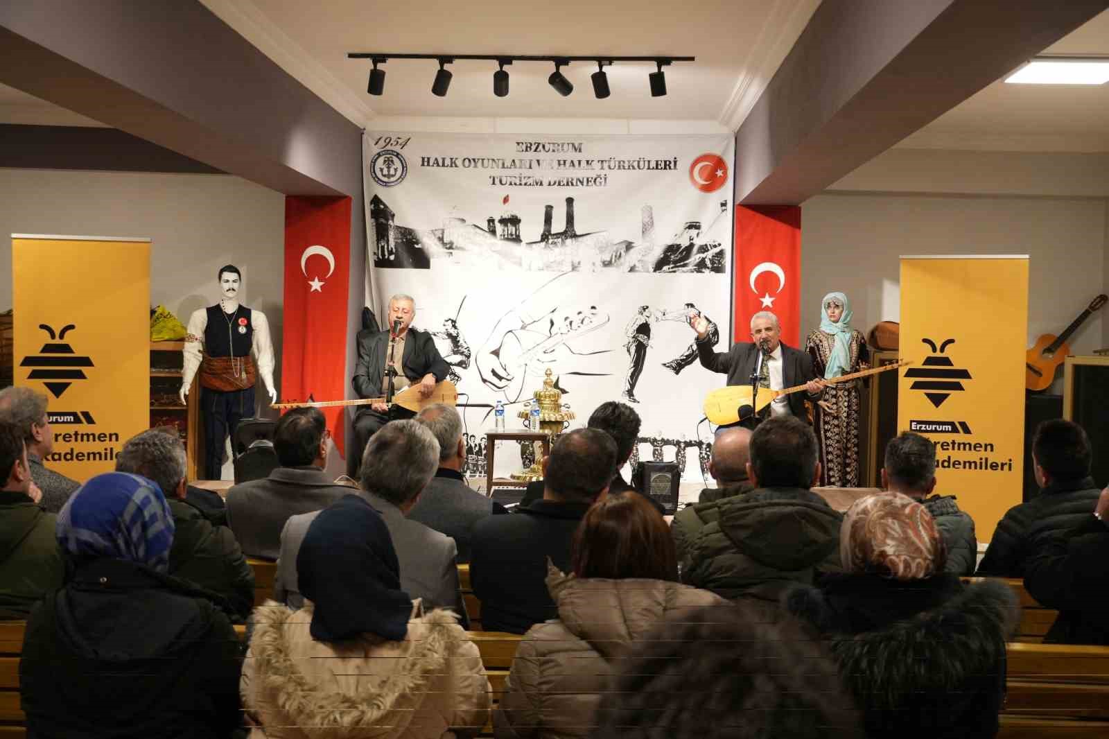 Erzurum’da âşıklık geleneğine dolu dolu bir akşam
