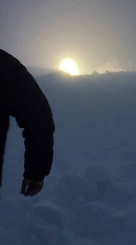 Erzurum’da çığ alarmı
