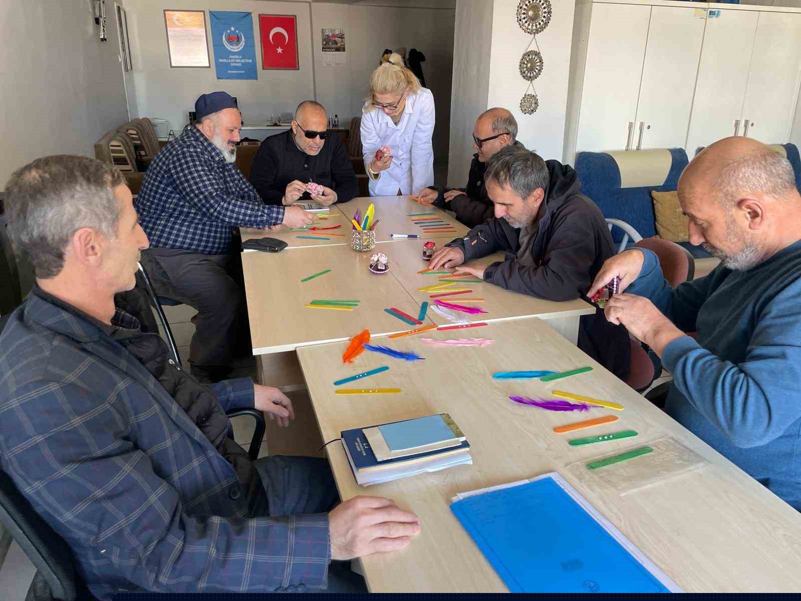 Erzurum’da engellilere "Üreten Eller" projesi
