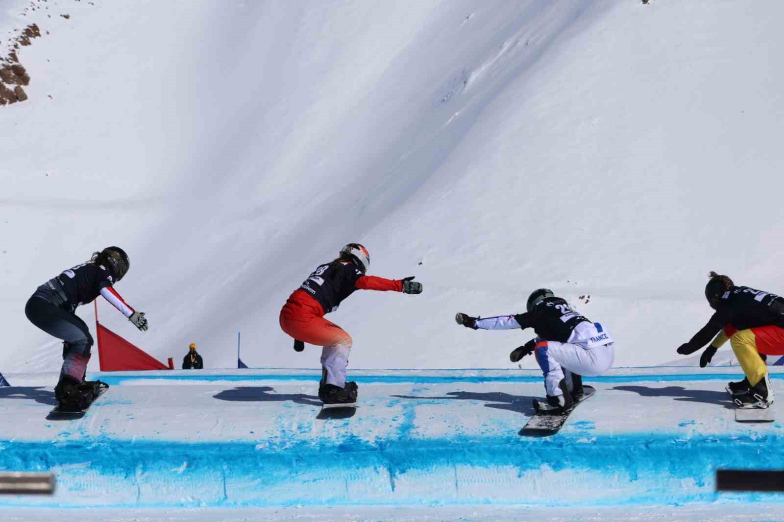 Erzurum’da FIS SBX Snowboard Dünya Kupası heyecanı
