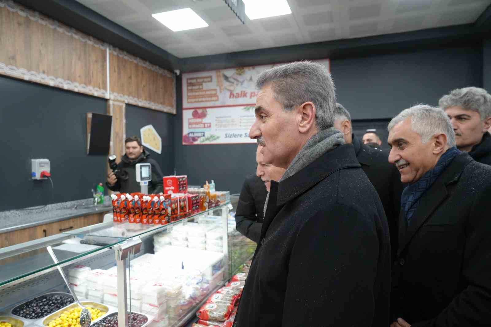 Erzurum’da Halk Pazarları’nın 13. Şubesi açıldı
