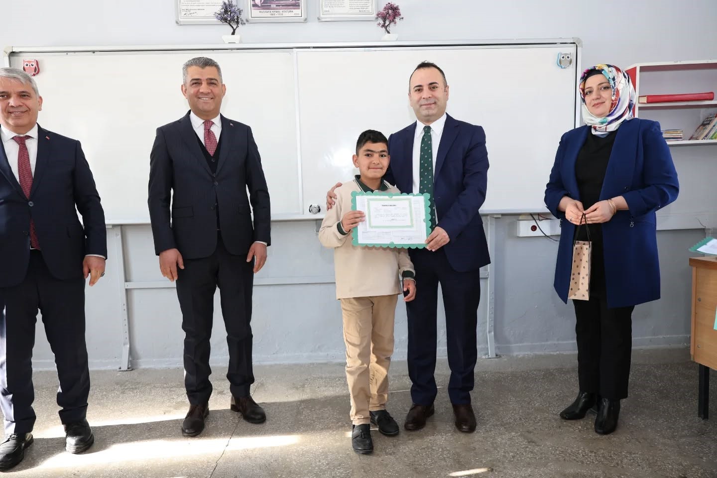 Erzurum’da karne heyecanı
