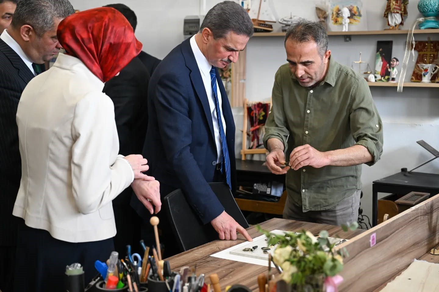 Erzurum’da "Sanatın diliyle değerlerimiz" sergisi açıldı
