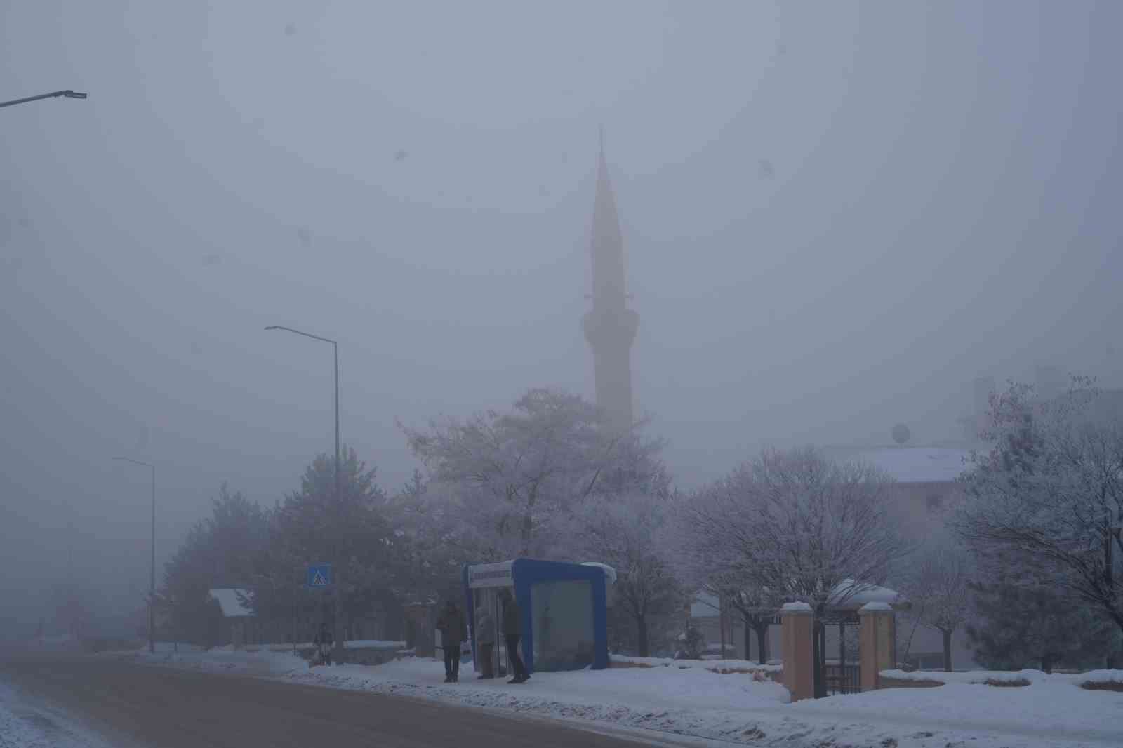 Erzurum’da sis ulaşımı aksattı

