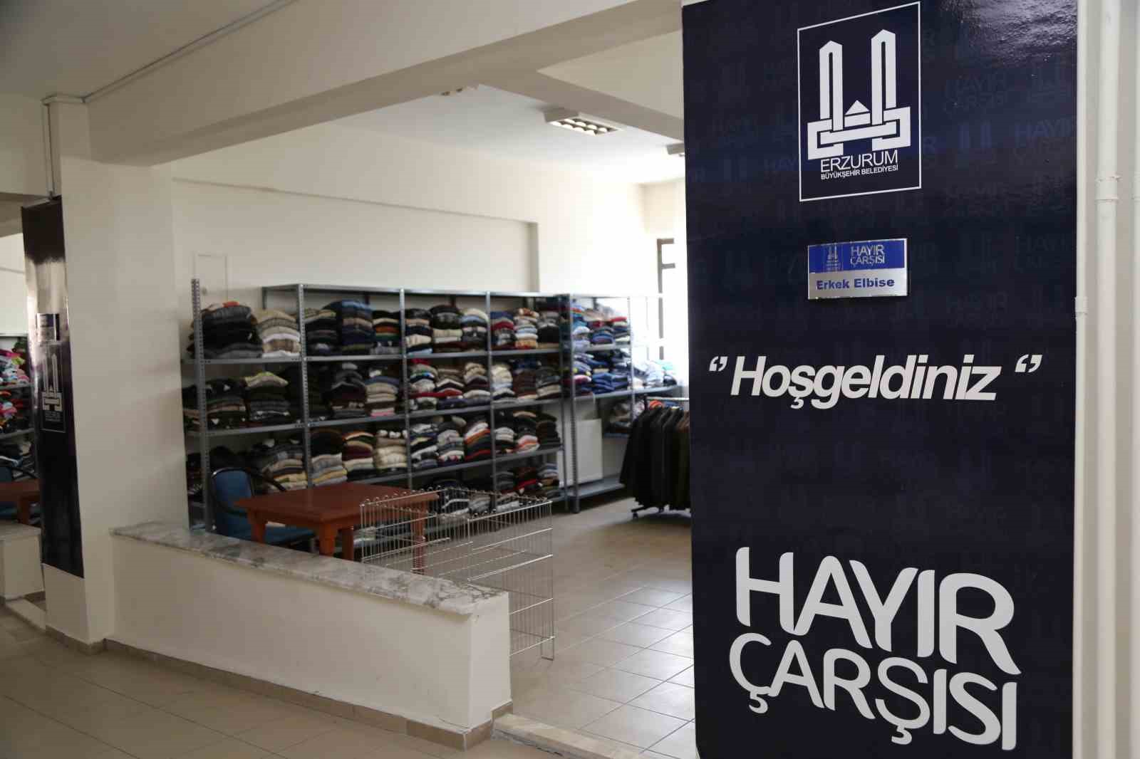 Erzurum’da sosyal belediyeciliğin en güçlü adresi: Hayır çarşısı
