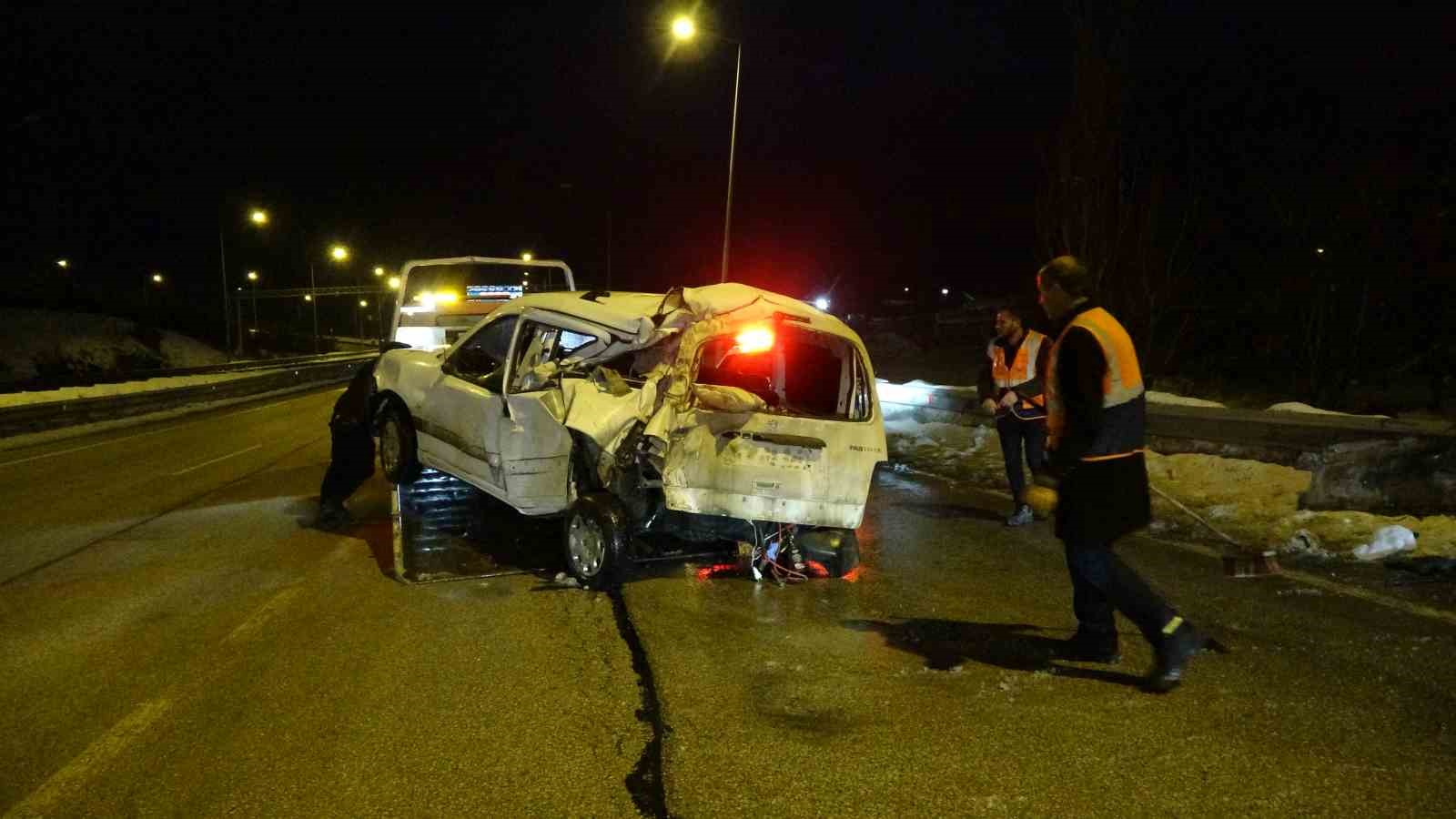Erzurum’da trafik kazası: 2 yaralı
