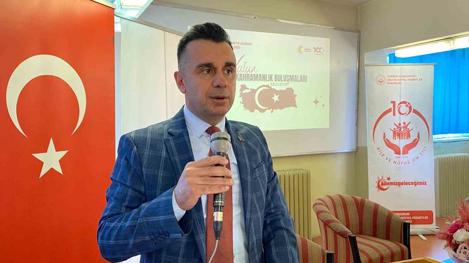 Erzurum’da "Vatan ve kahramanlık buluşmaları" programı
