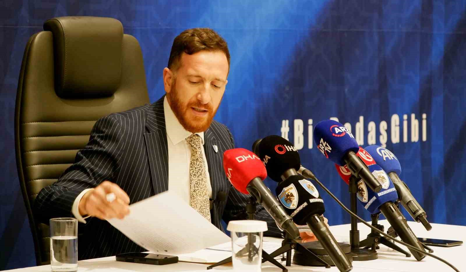 Erzurumspor FK Başkanı Ahmet Dal, "Erzurum zor bir deplasmandır. Ama bu zorluk hava şartlarından değil, sahadaki mücadeleden kaynaklanacaktır"
