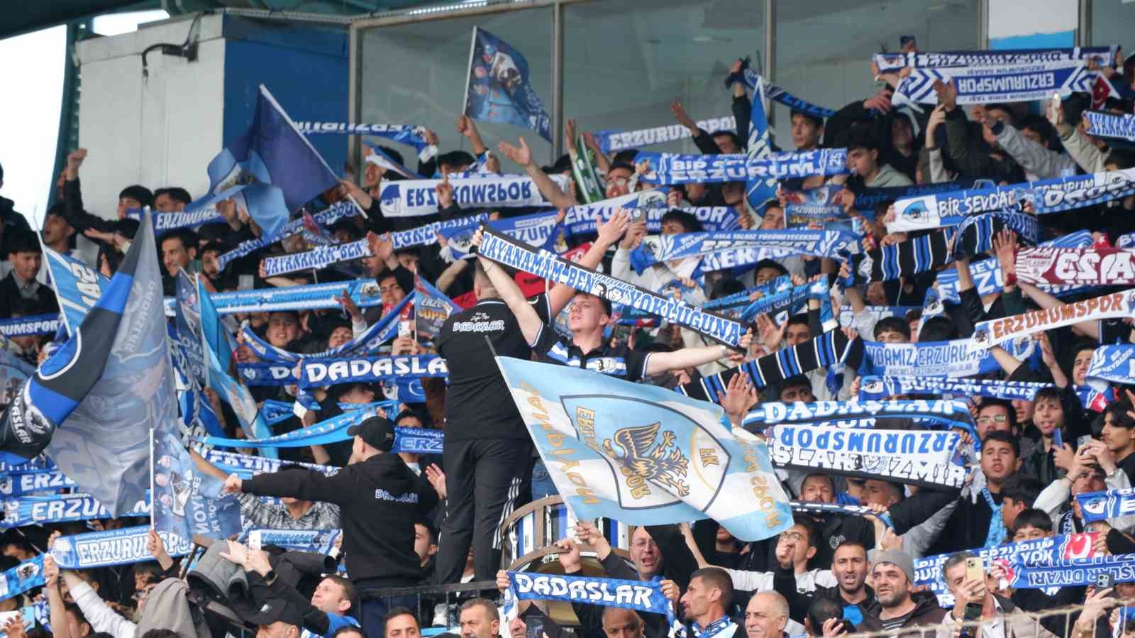 Erzurumspor FK, şampiyonluk yürüyüşünü 1 puanla perçinledi
