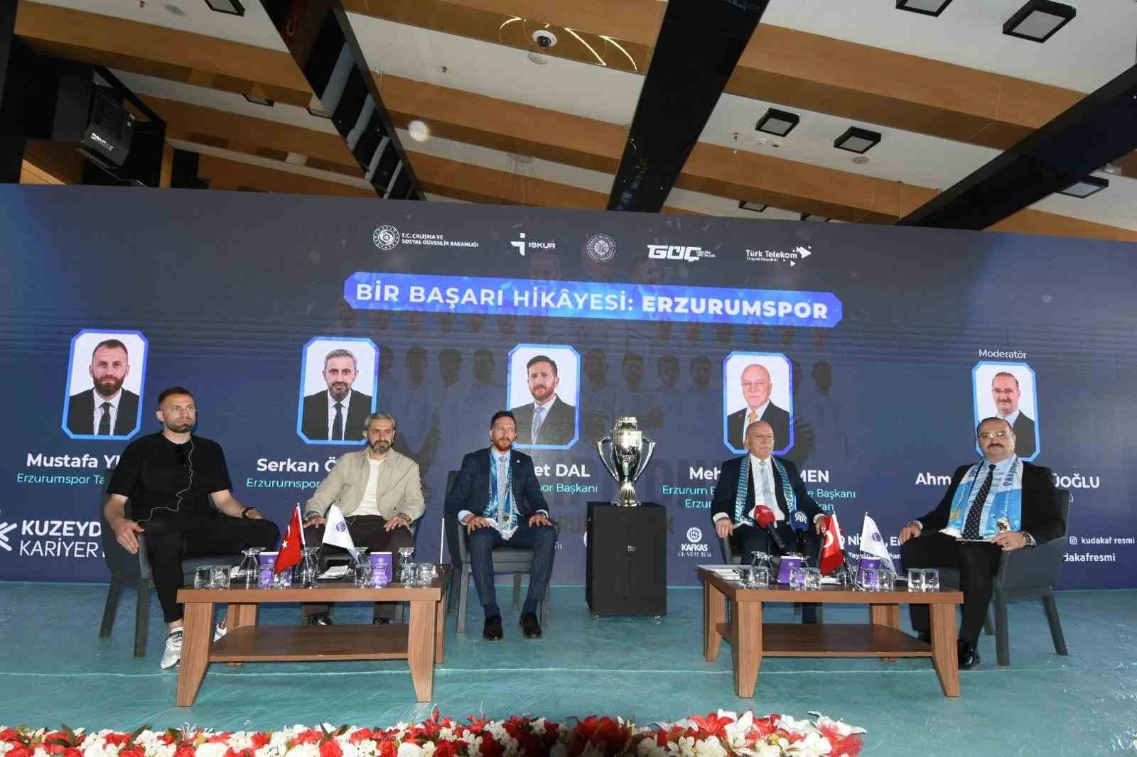 Erzurumspor’un başarı hikâyesi KUDAKAF’26’da gençlerle buluştu
