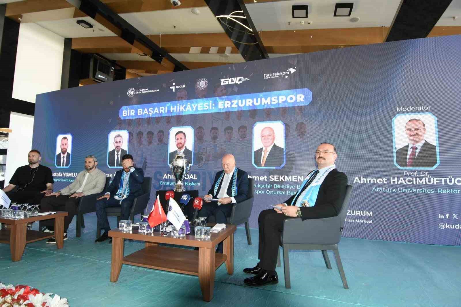 Erzurumspor’un başarı hikâyesi KUDAKAF’26’da gençlerle buluştu
