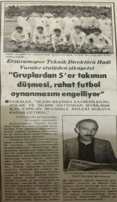 Erzurumspor’un efsanesi gün yüzünde
