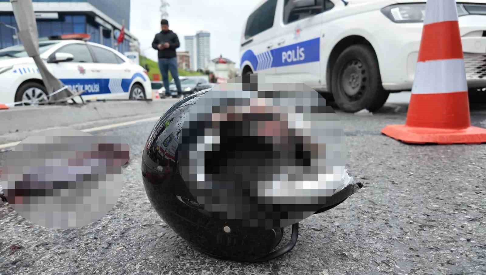 Esenyurt’ta bayram öncesi cinayet gibi trafik kazası: Plastik kask ölüm getirdi
