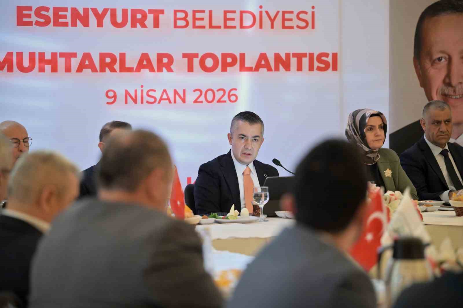 Esenyurt’ta muhtarlardan ilçe emniyet müdürlüğü projesine destek
