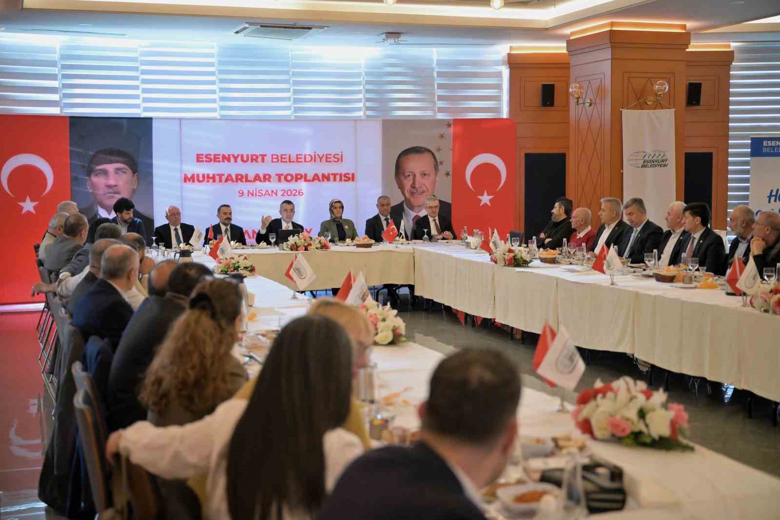 Esenyurt’ta muhtarlardan ilçe emniyet müdürlüğü projesine destek
