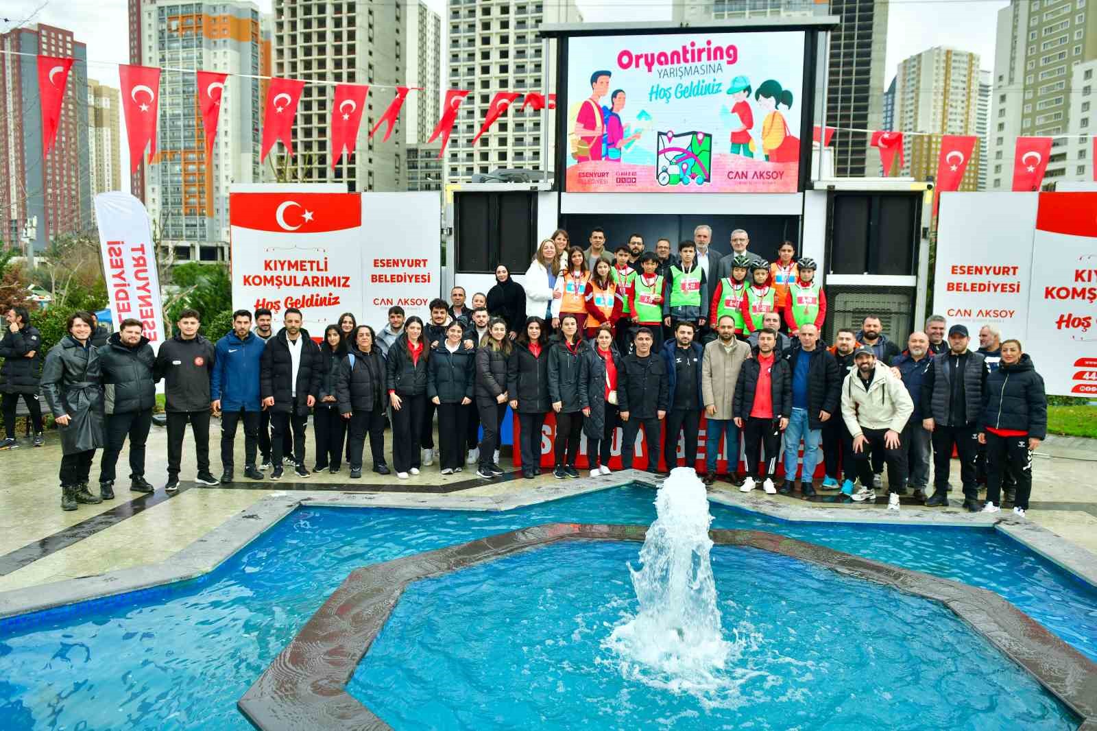 Esenyurt’ta Vadi Esenyurt Parkı’nda oryantiring heyecanı
