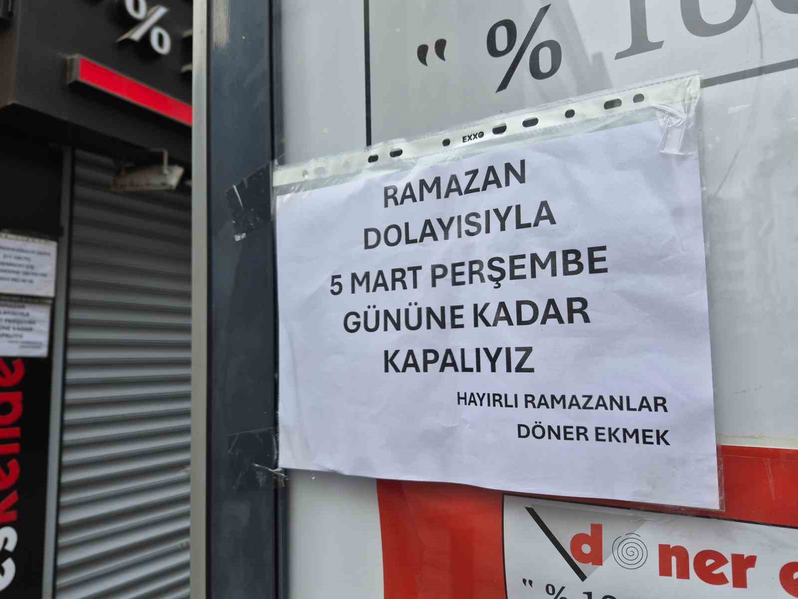 Eskişehir esnafından "Ramazan" arası
