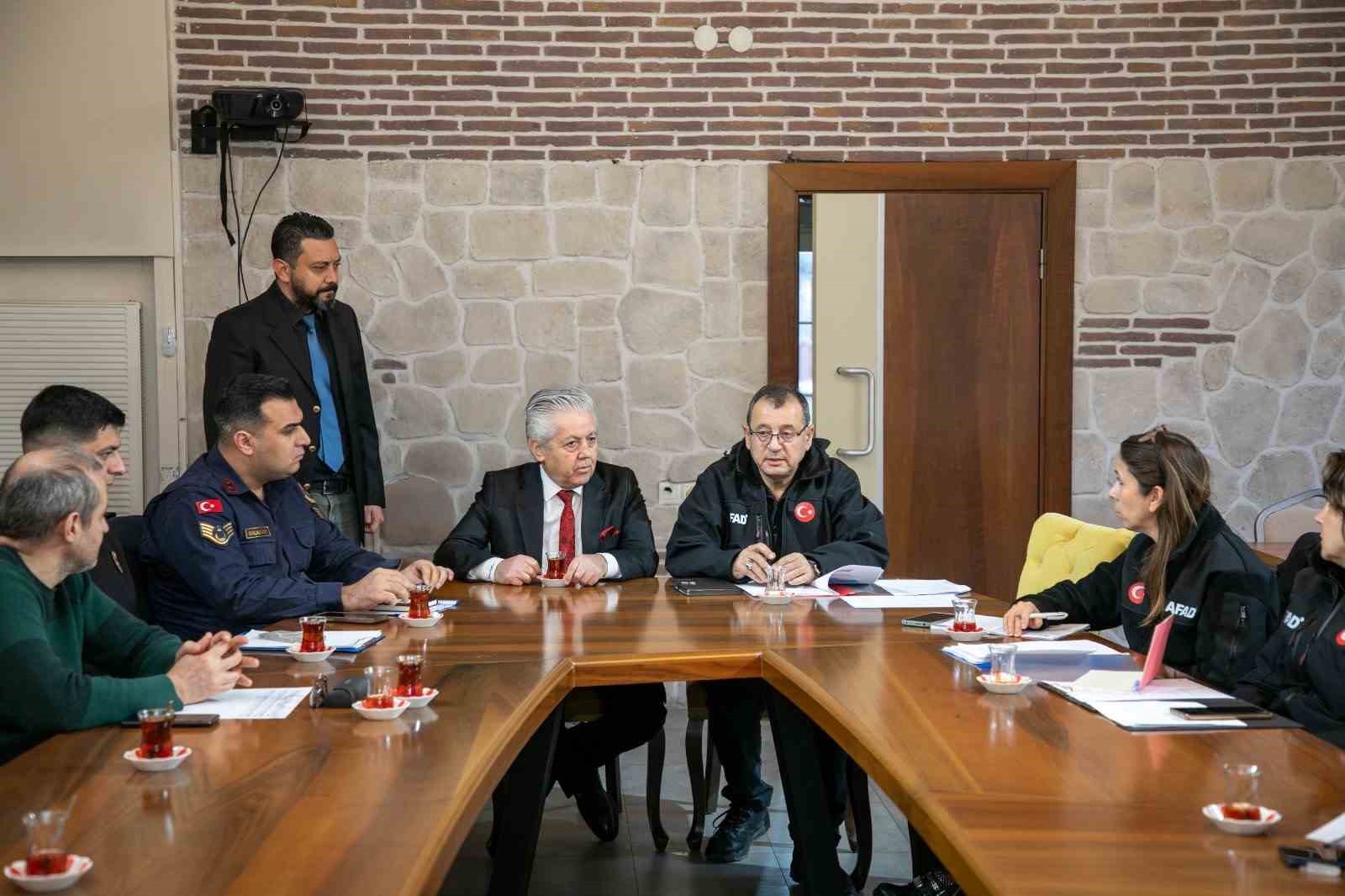 Eskişehir’de afet hazırlıkları masaya yatırıldı
