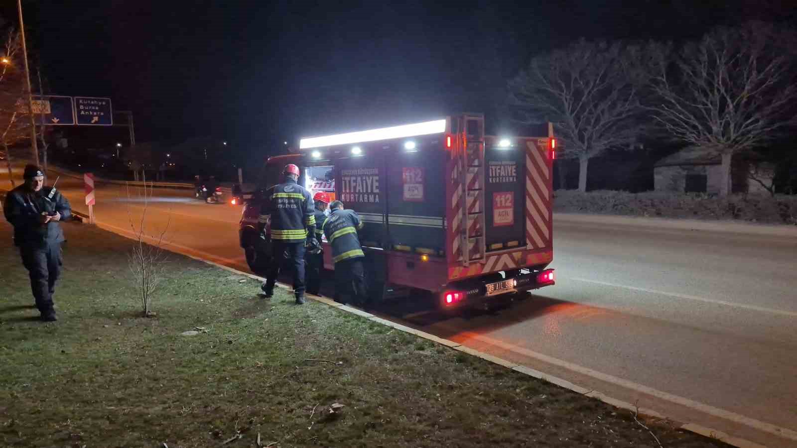 Eskişehir’de kontrolden çıkan otomobil takla attı: 1 yaralı
