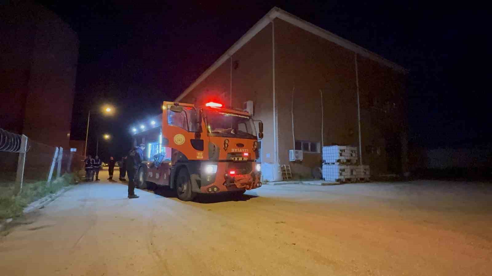 Eskişehir’de su arıtma tesisinde korkutan yangın
