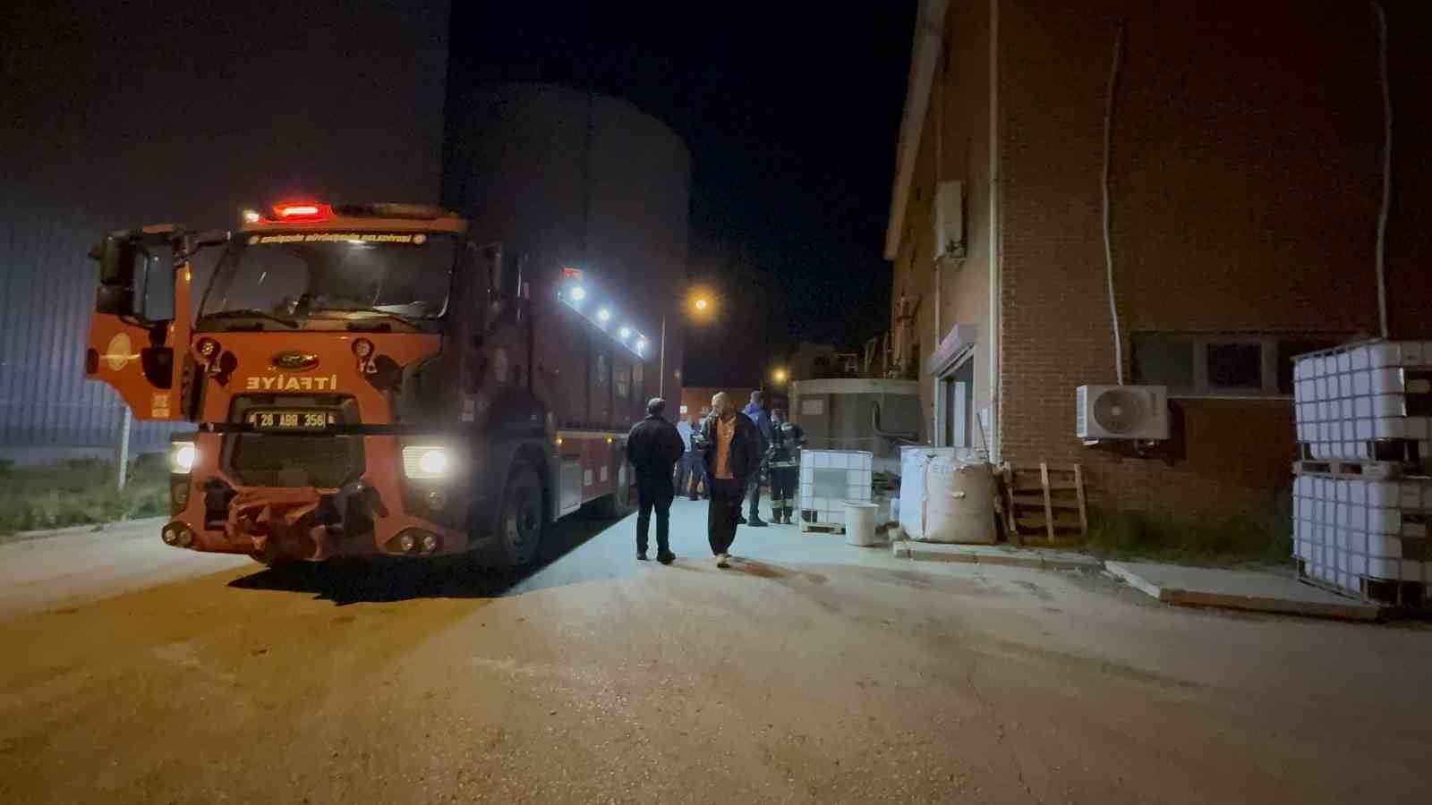 Eskişehir’de su arıtma tesisinde korkutan yangın
