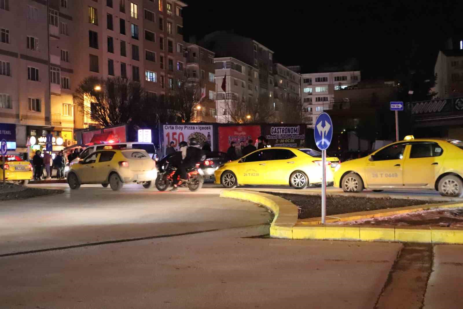 Eskişehir’de taksicilerin yılbaşı yoğunluğu
