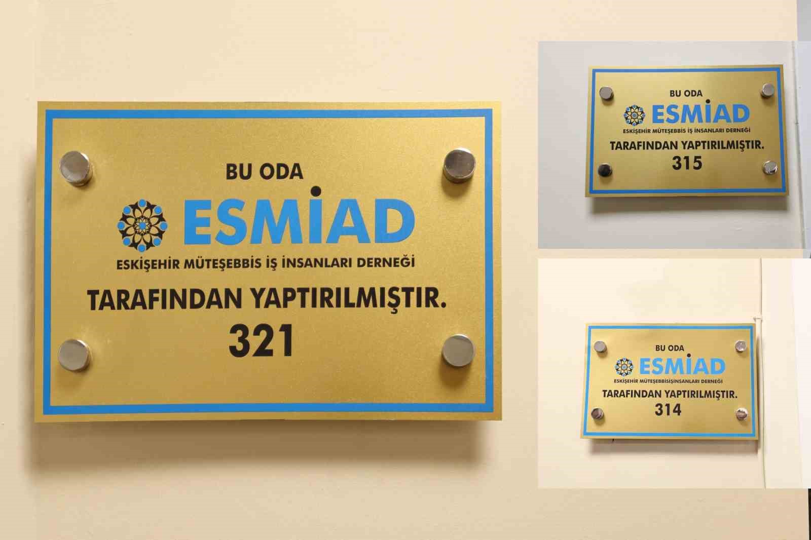 Eskişehir’de umuda dokunan proje: ESMİAD’dan onkolojiye 3 yeni hasta odası
