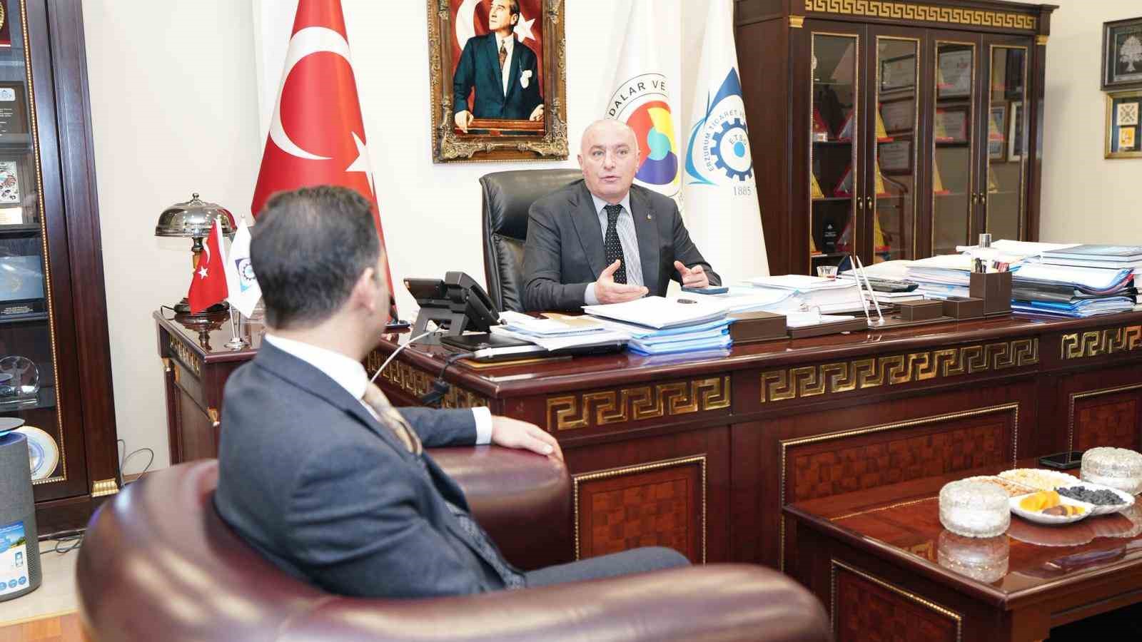 ETSO Başkanı Özakalın, ASKON heyetini ağırladı: Gündem 2. OSB ve Zengezur
