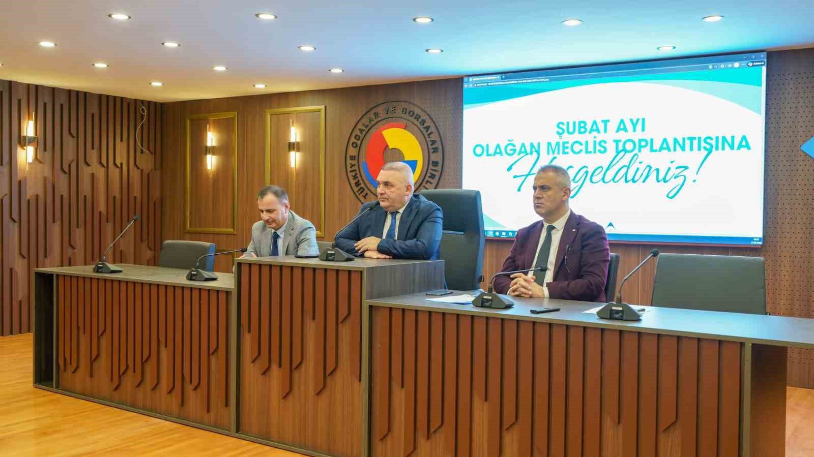 ETSO şubat ayı meclis toplantısı yapıldı
